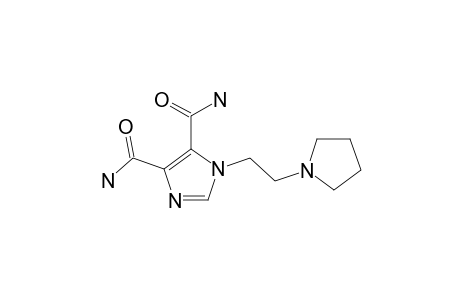 1-(2-PYRROLIDIN-1-YL-ETHYL)-1H-IMIDAZOLE-4,5-DICARBOXYLIC-ACID-DIAMIDE