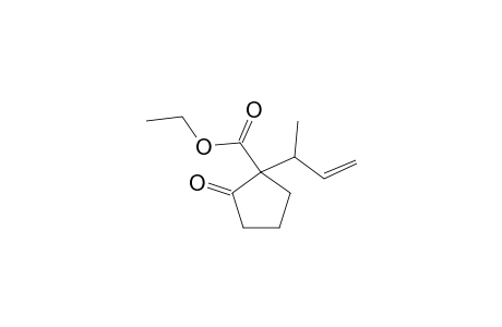 Ethyl 1-(1-methyl-2-propenyl)-2-oxocyclopentanecarboxylate