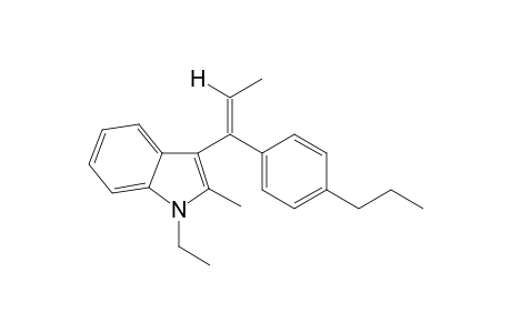 1-Ethyl-2-methyl-3-(1-(4-propylphenyl)-1-propen-1-yl)1H-indole II
