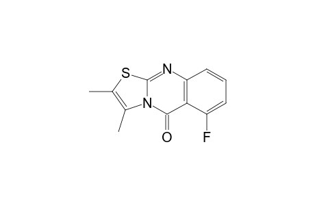 5H-Thiazolo[2,3-b]quinazolin-5-one, 6-fluoro-2,3-dimethyl-