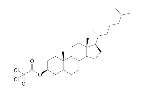 O-Cholestan-3.beta.-yl trichloroacetate