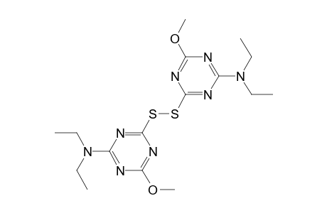 Bis-(6-diethylamino-4-methoxy-s-triazin-2-yl)disulphide