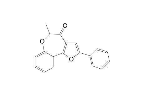 2-Phenyl-5-methyl-5H-benzo[b]furo[2,3-d]oxepin-4-one