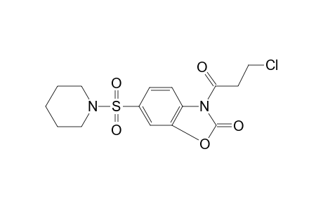 3-(3-Chloro-propionyl)-6-(piperidine-1-sulfonyl)-3H-benzooxazol-2-one