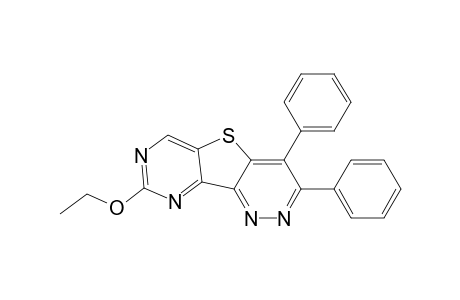 8-Ethoxy-3,4-diphenylpyrimido[4',5' : 4,5]thieno[3,2-c]pyridazine