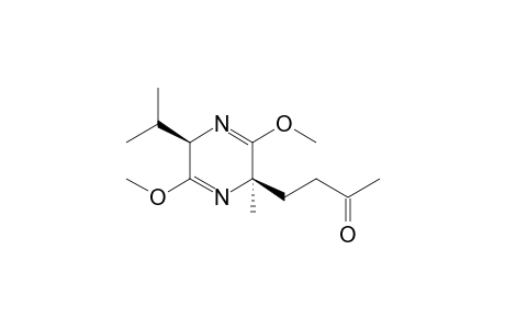 (2'R,5'R)-4-(5-Isopropyl-3,6-dimethoxy-2-methyl-2,5-dihydropyrazin-2-yl)butan-2-one