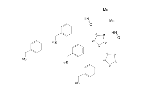 Molybdenum, tetrakis(benzenemethanethiolato)di-2,4-cyclopentadien-1-yldinitrosyldi-