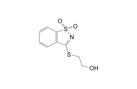 2-[(1,1-dioxido-1,2-benzisothiazol-3-yl)sulfanyl]ethanol