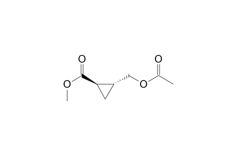 Methyl (trans)-2-(Acetoxymethyl)cyclopropane-1-carboxylate