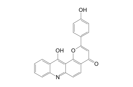 12-Hydroxy-2-(4'-hydroxyphenyl)pyrano[2,3-a]acridin-4-one