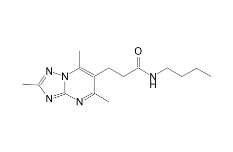 [1,2,4]triazolo[1,5-a]pyrimidine-6-propanamide, N-butyl-2,5,7-trimethyl-