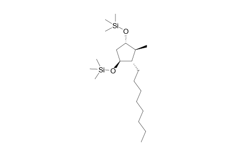 (1S,2S,3S,4S)-2-Methyl-3-octyl-1,4-bis-trimethylsilanyloxy-cyclopentane