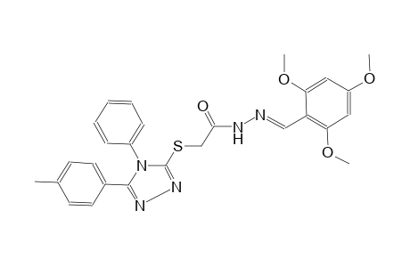 acetic acid, [[5-(4-methylphenyl)-4-phenyl-4H-1,2,4-triazol-3-yl]thio]-, 2-[(E)-(2,4,6-trimethoxyphenyl)methylidene]hydrazide