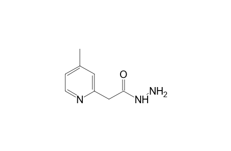4-methyl-2-pyridineacetic acid, hydrazide