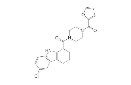 6-chloro-1-{[4-(2-furoyl)-1-piperazinyl]carbonyl}-2,3,4,9-tetrahydro-1H-carbazole