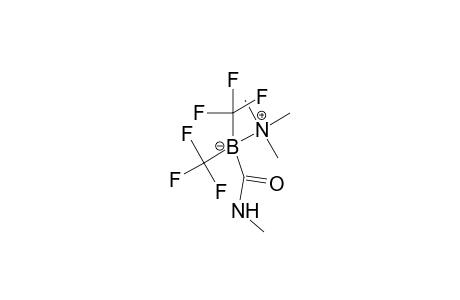 Trimethylamine(N-B) N-methylbis(trifluoromethyl)borylcarboxamide