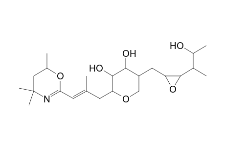 2H-Pyran-3,4-diol, 2-[3-(5,6-dihydro-4,4,6-trimethyl-4H-1,3-oxazin-2-yl)-2-methyl-2-propenyl]tetrahydro-5-[[3-(2-hydroxy-1-methylpropyl)oxiranyl]methyl]-