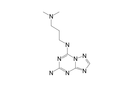 5-AMINO-7-(3-DIMETHYLAMINOPROPYL)-AMINO-1,2,4-TRIAZOLO-[1,5-A]-[1,3,5]-TRIAZINE