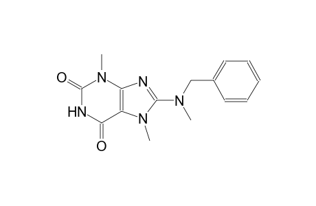 8-[benzyl(methyl)amino]-3,7-dimethyl-3,7-dihydro-1H-purine-2,6-dione