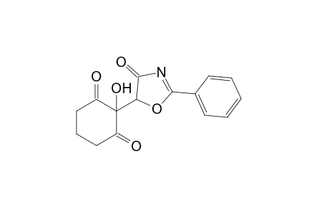 2-Hydroxy-2-(4-keto-2-phenyl-2-oxazolin-5-yl)cyclohexane-1,3-quinone