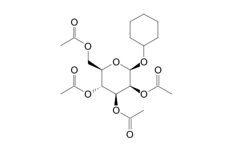 Cyclohexyl 2,3,4,6-tetra-O-acetyl-.beta.,D-mannopyranoside
