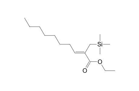 Ethyl 3-heptyl-2-[(trimethylailyl)methyl)-2-propenoate