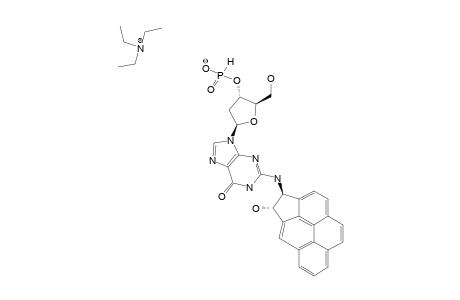 TRANS-CPP-N(2)-DEOXYGUANOSINE-3'-H-PHOSPHONATE-TRIETHYLAMMONIUM-SALT