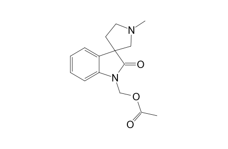 N-Acetoxymethyl-5-demethoxyhorsfiline