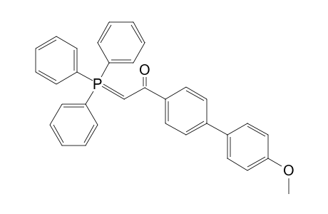 1-[4-(4-methoxyphenyl)phenyl]-2-triphenylphosphoranylidene-ethanone