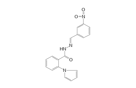 o-PYRROL-1-YLBENZOIC ACID, (m-NITROBENZYLIDENE)HYDRAZIDE