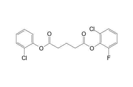 Glutaric acid, 2-chloro-6-fluorophenyl 2-chlorophenyl ester