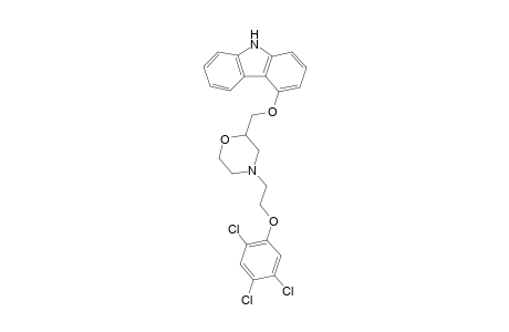 4-{[4-[2-(2,4,5-Trichlorophenoxy)ethyl]-2-morpholinyl]-methoxy}-9H-carbazole