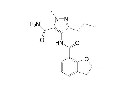 2-Methyl-4-[(2-methyl-2,3-dihydro-1-benzofuran-7-carbonyl)amino]-5-propylpyrazole-3-carboxamide