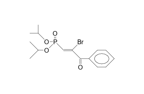 (Z)-2-BROM-3-OXO-3-PHENYL-1-PROPENYL-PHOSPHONSAEUREDIISOPROPYLESTER