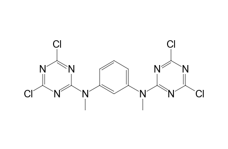 N,N'-bis[4',6'-Dichloro-1',3',5'-triazin-2'-yl]-N,N'-dimethyl-m-phenylene diamine