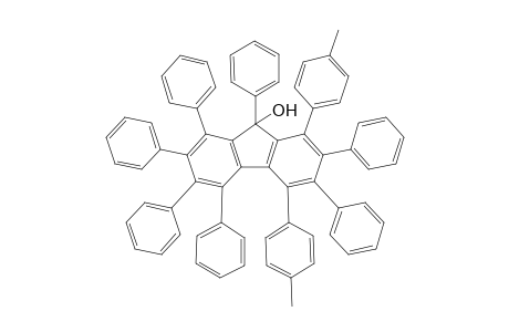 9-Hydroxy-2,3,5,6,7,8,9-heptaphenyl-1,4-bis(p-tolyl)-fluorene