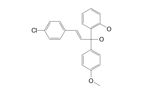 (E)-2-[3-(4-CHLOROPHENYL)-1-(HYDROXY-1-(4-METHOXYPHENYL)-ALLYL]-PHENOL