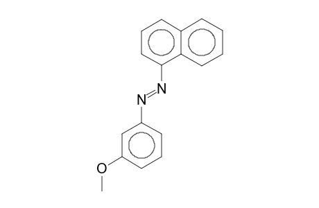 (3-METHOXYPHENYL)NAPHTHALEN-1-YL-DIAZENE