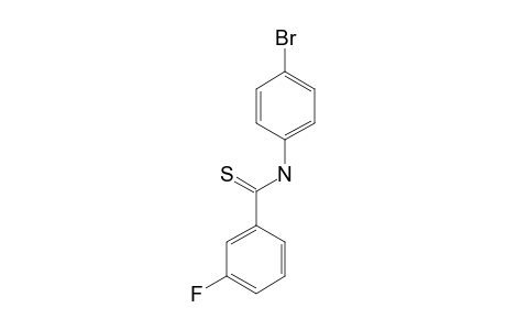 N-(4-bromophenyl)-3-fluoro-thiobenzamide