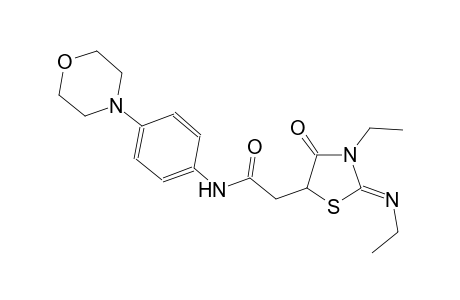 5-thiazolidineacetamide, 3-ethyl-2-[(Z)-ethylimino]-N-[4-(4-morpholinyl)phenyl]-4-oxo-, (2Z)-