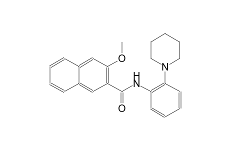 3-methoxy-N-[2-(1-piperidinyl)phenyl]-2-naphthamide