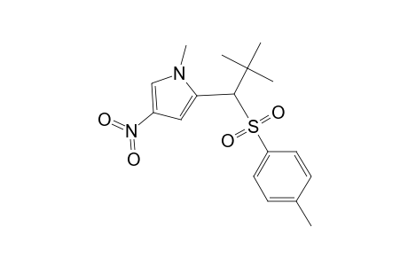 2,2-Dimethyl-1-(1'-methyl-4'-nitro-2'-pyrrolyl)propyl p-tolyl sulfone