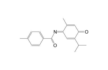 benzamide, 4-methyl-N-[(1E)-2-methyl-5-(1-methylethyl)-4-oxo-2,5-cyclohexadien-1-ylidene]-