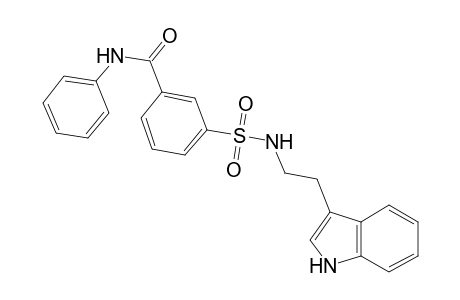 3-[2-(1H-indol-3-yl)ethylsulfamoyl]-N-phenyl-benzamide