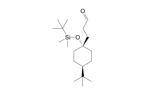 3-[trans-4-tert-Butyl-1(-tert-butyldimethylsilyloxy)cyclohexyl]propanal