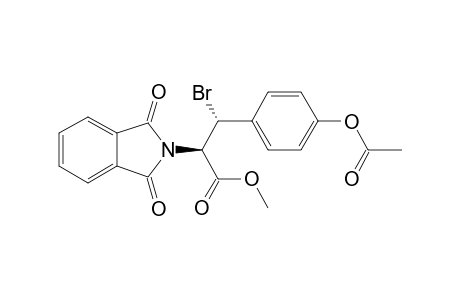 (2R,3R)-O-Acetyl-3-bromo-N-phthaloyltyrosine methyl ester