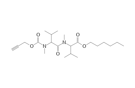 Valylvaline, N,N'-dimethyl-N'-propargyloxycarbonyl -, hexyl ester