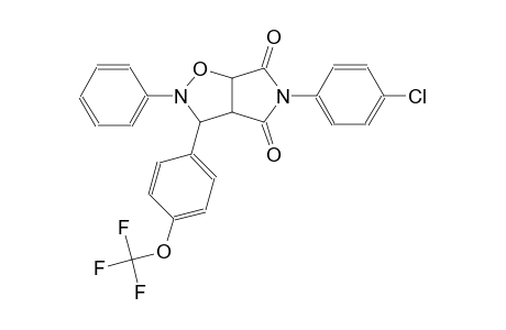 5-(4-chlorophenyl)-2-phenyl-3-[4-(trifluoromethoxy)phenyl]dihydro-2H-pyrrolo[3,4-d]isoxazole-4,6(3H,5H)-dione