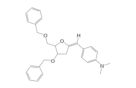 E-2,5-Anhydro-3-deoxy-4,6-di-O-benzyl-1-(4-N,N-dimethylaminophenyl)-D-ribo-hex-1-enitol
