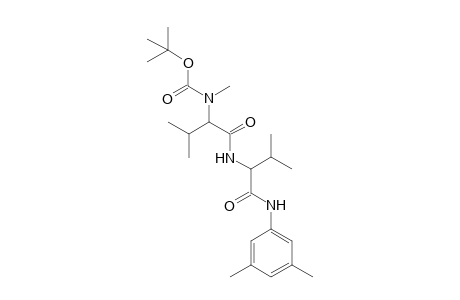 N-Methyl-N-BOC-[N-[N'-[1-(N''-(3,5-dimethylphenyl)carbamyl)-2-methylpropyl]carbamyl]-2-methylpropyl]amide